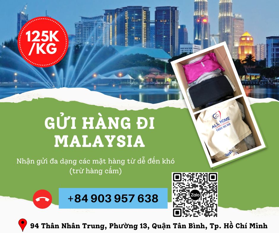 Gửi hàng đi Malaysia